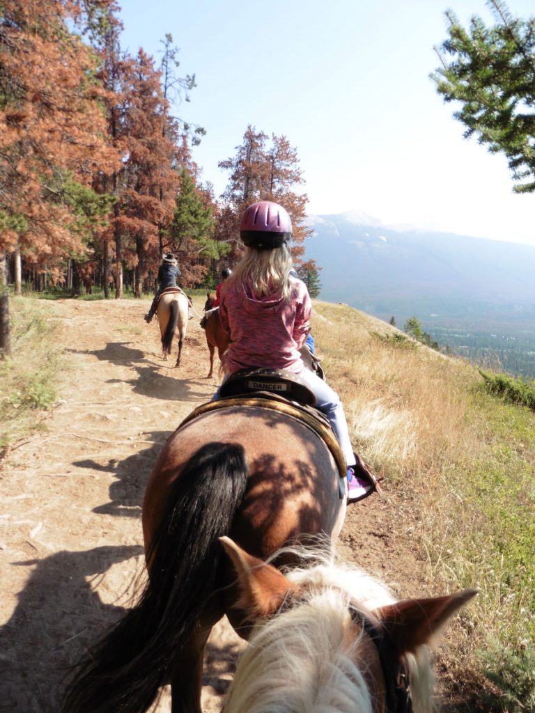 Canada - Athabasca Valley Horse-Riding - Dodd Family Adventure Blog