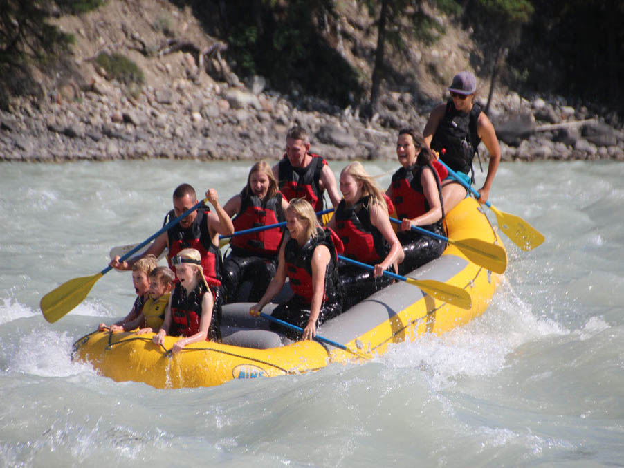 Wandering Tribe - Canada - Athabasca River White Water Rafting