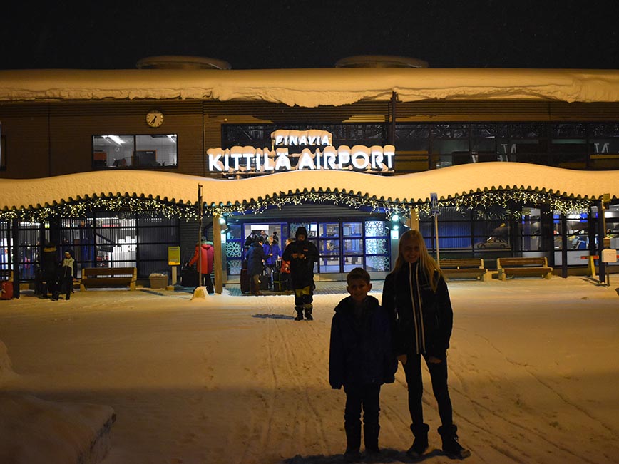 Lapland - Kittila Airport - Dodd Family Adventure Blog