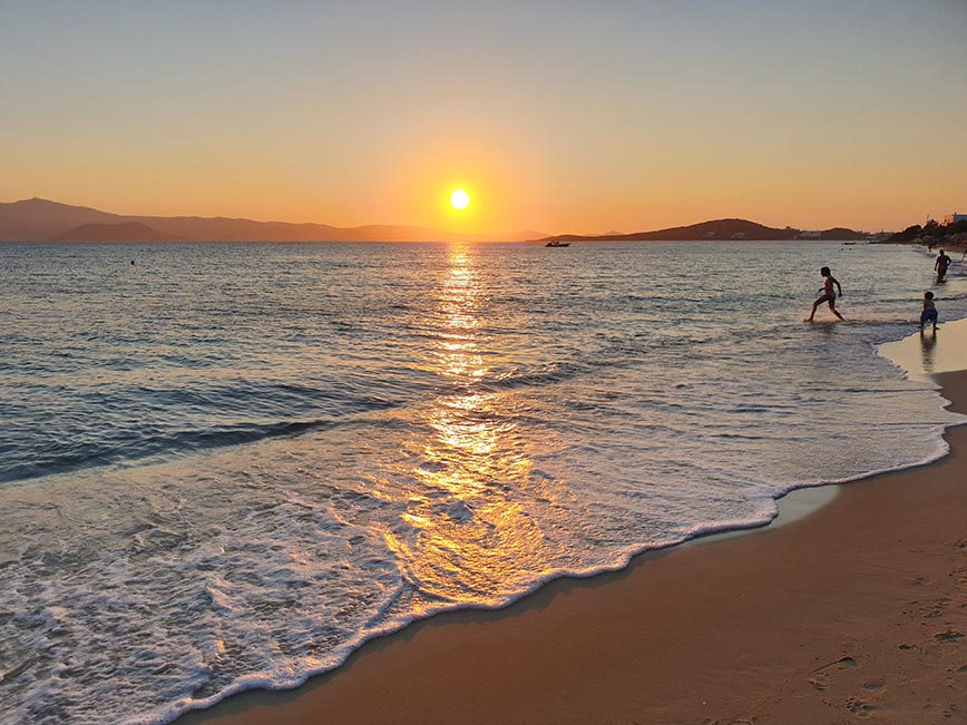 Greek Islands - Naxos Sunset - Dodd Family Adventure Blog