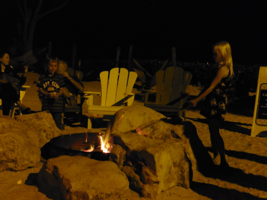 Florida - St Pete's Beach - S'mores Toasting
