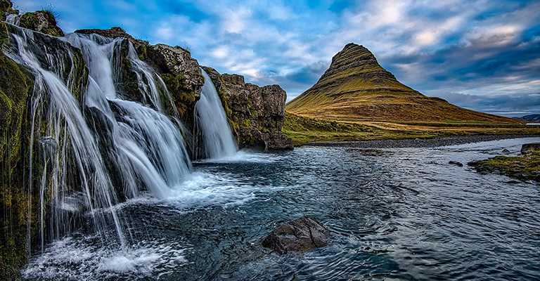 Iceland - Kirkjufellsfoss Waterfall